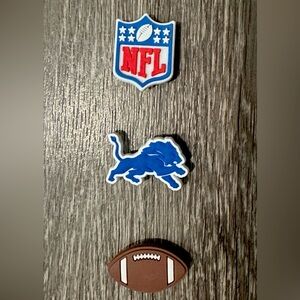 NFL Detroit Lions Football Croc Charm Jibbitz